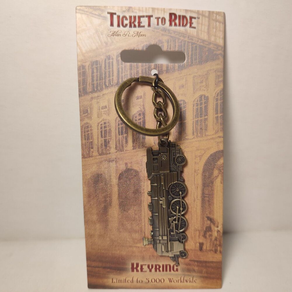 Ticket to Ride Limited Edition Train Keyring Official Metal Collectible Keychain